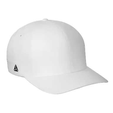 Flexfit 180 Delta Seamless Cap in White front view