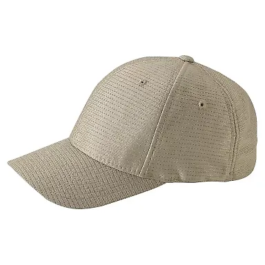 Flexfit 6572 Adult Adult Cool & Dry Callocks Trico in Khaki front view