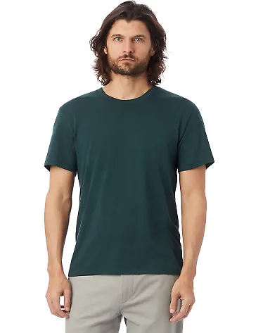 Alternative 6005 Organic Crewneck T-Shirt DEEP GREEN front view