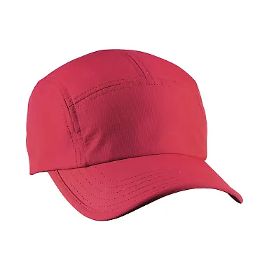 Big Accessories BA603 Pearl Performance Cap RED front view