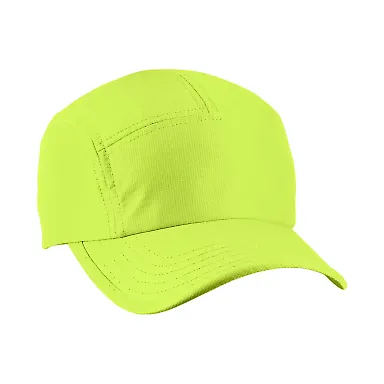 Big Accessories BA603 Pearl Performance Cap NEON YELLOW front view