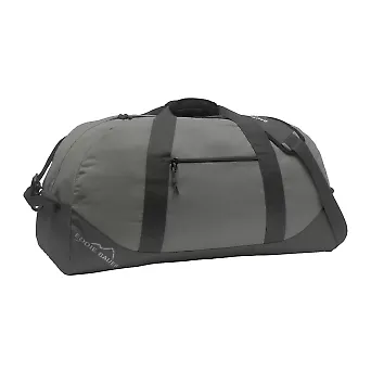 Eddie Bauer EB901  Large Ripstop Duffel Pewter Grey front view