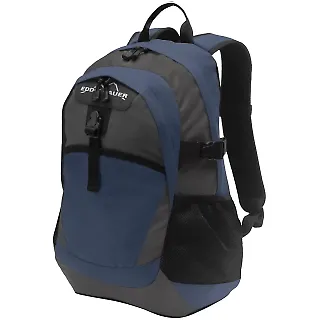 Eddie Bauer EB910  Ripstop Backpack Coast Bl/Gy St front view