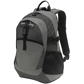 Eddie Bauer EB910  Ripstop Backpack Pewter Gy/GySt front view