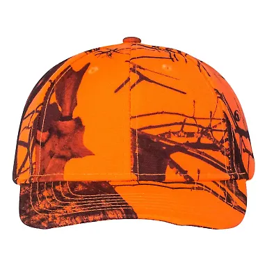 Kati SN200 Structured Camo Cap Mossy Oak Break-Up Blaze Orange front view