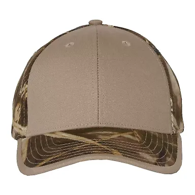 Kati LC102 Solid Front Camouflage Cap Tan/ Realtree Max4 front view