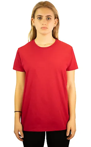 2000L Gildan Ladies' 6.1 oz. Ultra Cotton® T-Shir in Cardinal red front view