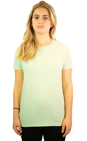 2000L Gildan Ladies' 6.1 oz. Ultra Cotton® T-Shir in Mint green front view