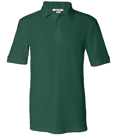 FeatherLite 0500 Pique Sport Shirt in Forest green front view