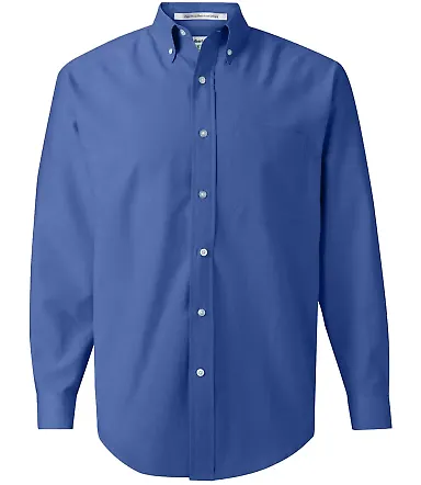 FeatherLite 3231 Long Sleeve Stain Resistant Oxfor French Blue front view