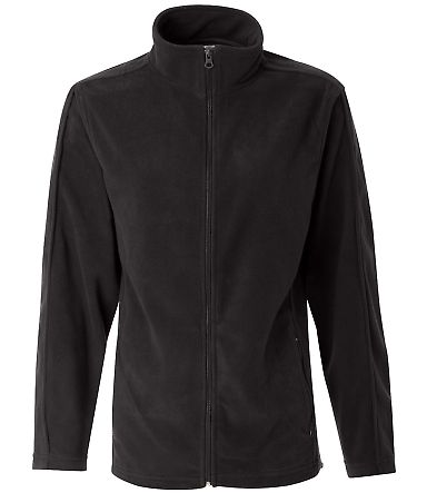 FeatherLite 5301 Women's Micro Fleece Full-Zip Jac in Onyx black front view