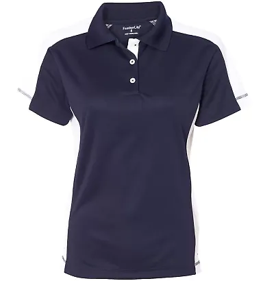 FeatherLite 5465 Women's Colorblocked Moisture Fre Navy/ White front view