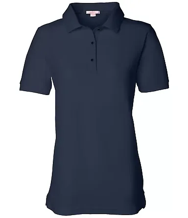 FeatherLite 5500 Women's Pique Sport Shirt Navy front view