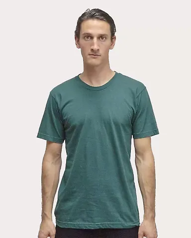 Los Angeles Apparel 20001 100% Cotton Tee Forest front view