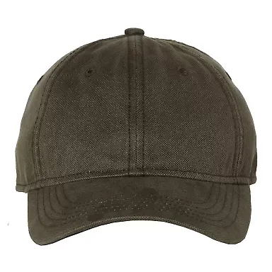 DRI DUCK 3748 Foundry Waxy Canvas Cap Brown front view