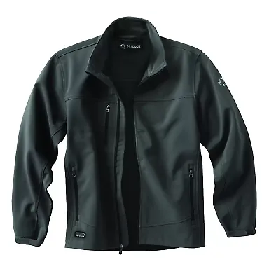 DRI DUCK 5350T Motion Soft Shell Jacket Tall Sizes Charcoal front view