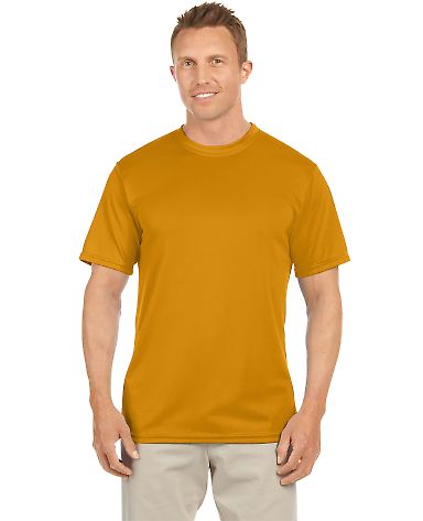 Augusta 790 Mens Wicking T-Shirt in Gold front view