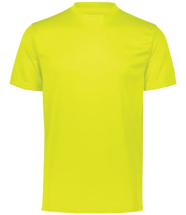 Augusta 790 Mens Wicking T-Shirt in Safety yellow front view