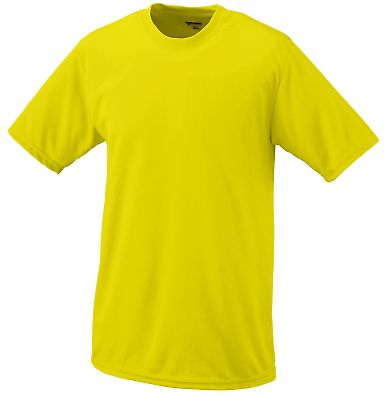 Augusta 790 Mens Wicking T-Shirt in Power yellow front view