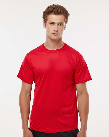 Augusta 790 Mens Wicking T-Shirt in Scarlet front view