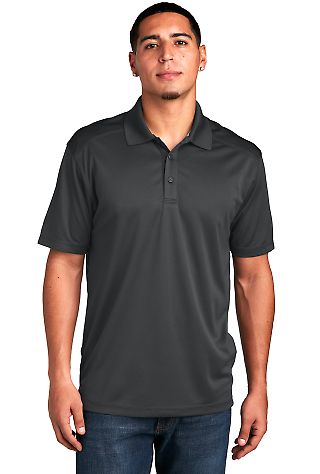 Sport Tek ST680 Sport-Tek PosiCharge Micro-Mesh Po in Iron grey front view