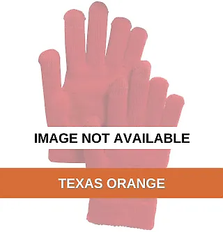 Sport Tek STA01 Sport-Tek Spectator Gloves Texas Orange front view