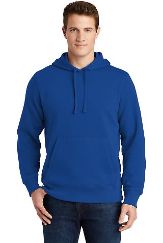 Sport Tek ST254 Sport-Tek Pullover Hooded Sweatshi in True royal front view