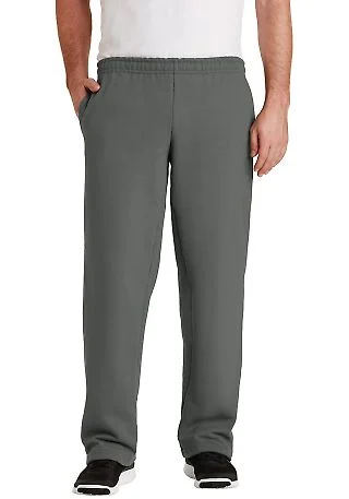 Gildan G123 9.3 oz. Ultra Blend 50/50 Open-Bottom in Charcoal front view