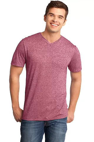 District DT161 CLOSEOUT  - Young Mens Microburn V- Sangria front view