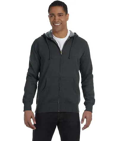 econscious EC5680 Men's 7 oz. Organic/Recycled Hea in Charcoal front view