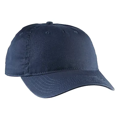 econscious EC7087 Twill 5-Panel Unstructured Hat in Pacific front view