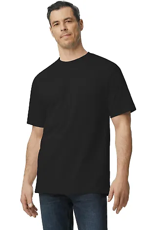 Gildan 2000T Tall 6.1 oz. Ultra Cotton T-Shirt in Black front view