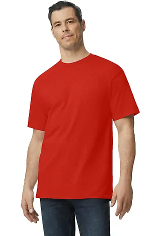 Gildan 2000T Tall 6.1 oz. Ultra Cotton T-Shirt in Red front view