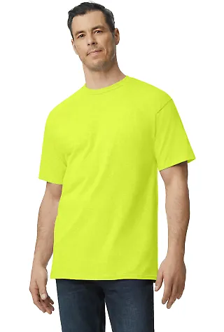 Gildan 2000T Tall 6.1 oz. Ultra Cotton T-Shirt in Safety green front view