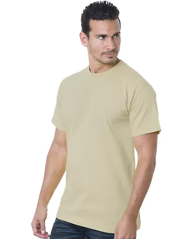 Bayside 5100 BA5100 Adult Short-Sleeve Tee Natural front view