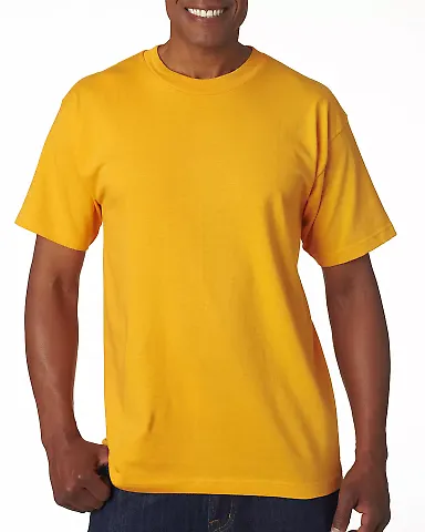 Bayside 5100 BA5100 Adult Short-Sleeve Tee Gold front view