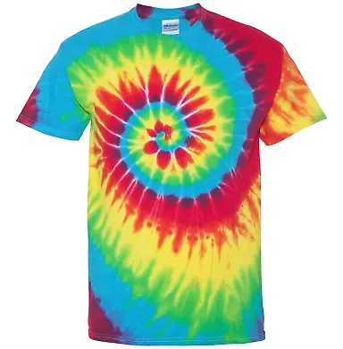 Dyenomite 200TI Tide Short Sleeve T-Shirt in Rainbow tide front view
