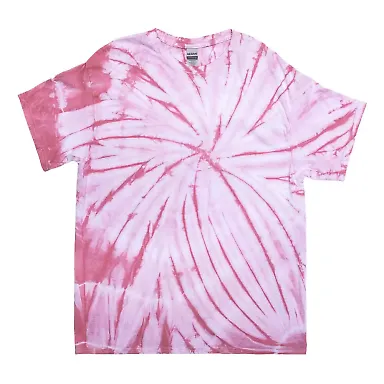Dyenomite 200CY Cyclone Pinwheel Short Sleeve T-Sh in Rose front view