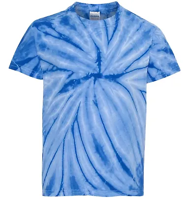 Dyenomite 20BCY Youth Cyclone Vat-Dyed Pinwheel Sh in Royal front view