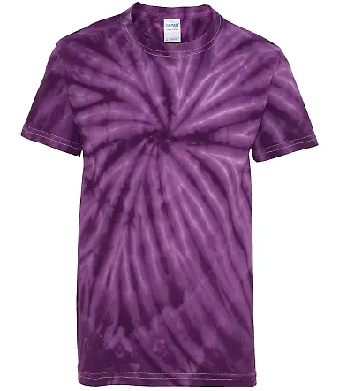 Dyenomite 20BCY Youth Cyclone Vat-Dyed Pinwheel Sh in Purple front view