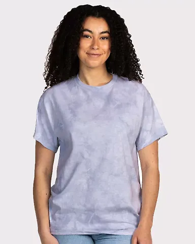 Dyenomite 200CR Crystal Tie Dyed T-Shirts in Moth front view