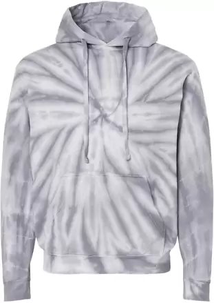 Dyenomite 854CY Cyclone Hooded Sweatshirt in Silver front view