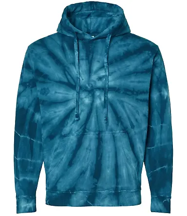 Dyenomite 854CY Cyclone Hooded Sweatshirt in Navy front view