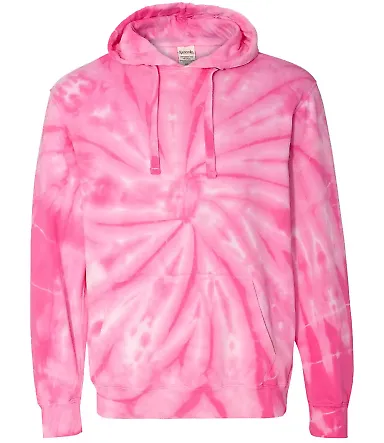 Dyenomite 854CY Cyclone Hooded Sweatshirt in Pink front view