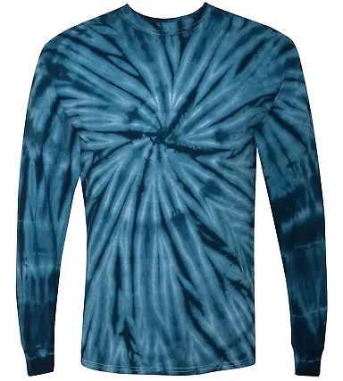Dyenomite 240CY Cyclone Vat-Dyed Pinwheel Long Sle in Navy front view