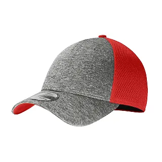 503 NE702 New Era Shadow Stretch Mesh Cap Scarlet Red/SH front view