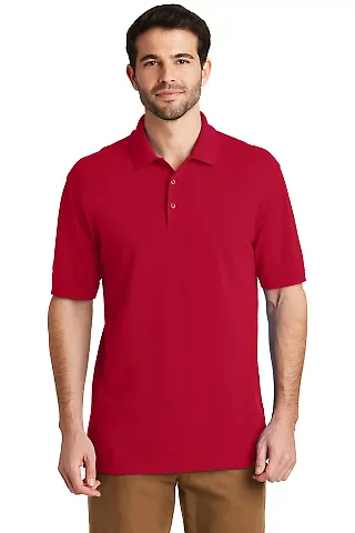 242 K8000 Port Authority EZCotton Polo Apple Red front view
