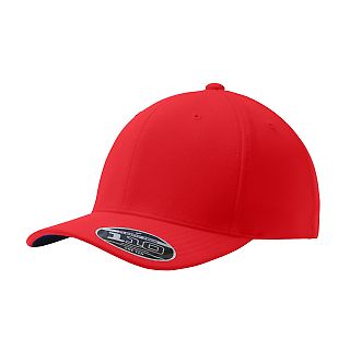 242 C934 Port Authority Flexfit One Ten Cool & Dry in Red front view