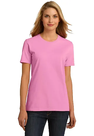 244 LPC150ORG CLOSEOUT Port & Company Ladies Essen Candy Pink front view
