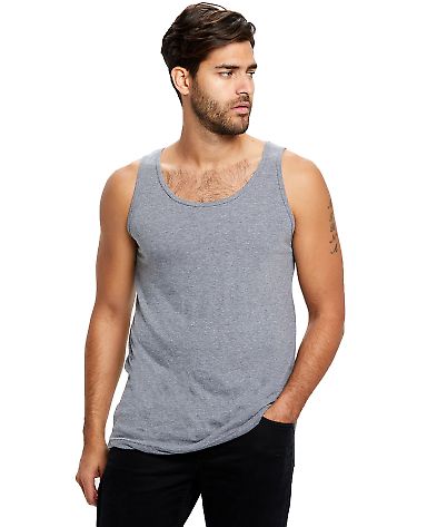 US Blanks US3408 /Unisex Tri-Blend Tank in Tri ath grey front view